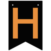 Halloween pompoenen Bunting Banner (Tweede vlag)