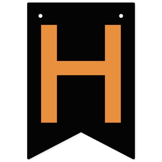 Halloween pompoenen Bunting Banner (Tweede vlag)