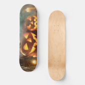 Halloween pompoenen en vleermuizen skateboard (Voorkant)