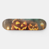 Halloween pompoenen en vleermuizen skateboard (Horizontaal)