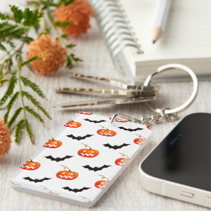 Halloween pompoenen en vleermuizen, Trick or treat Sleutelhanger