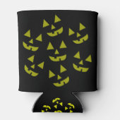 Halloween Pompoenen Jack O' Lantern Blikje Koeler (Achterkant)