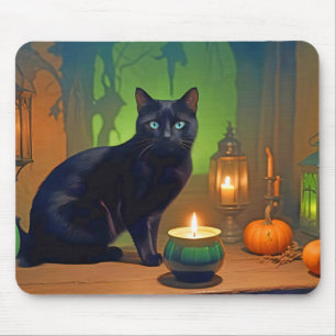 Halloween pompoenen Kat Schattige Spooky feestelij Muismat