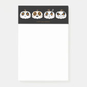 Halloween Pompoenen Post-it® Notes (Voorkant)