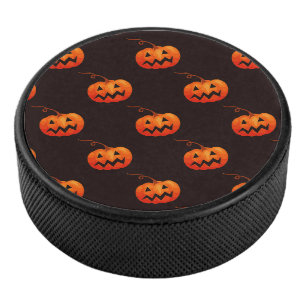 Halloween Pompoenen, Sinaasappelkleurige Pompoenen Hockey Puck