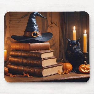 Halloween pompoenen uil Schattige Spooky feestelij Muismat