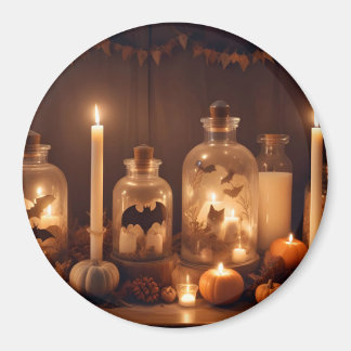 Halloween pompoenen vleermuizen Schattigee spookac Magneet