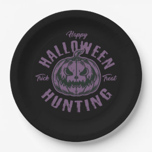 Halloween “Pompoenjacht” Feest Papieren Bord