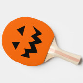 Halloween pompoenkop carmering pongpeddel tafeltennisbatje (Zijkant)