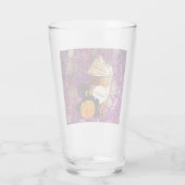 Halloween | Pompoenkruid | heks | Drink glas (Achterkant)