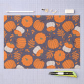 Halloween pompoenpatroon inpakpapier tissuepapier (Craft)