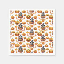 Halloween Pompoenveld