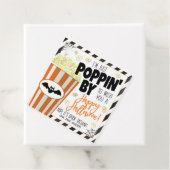 Halloween Popcorn Gift Labels (In situ)