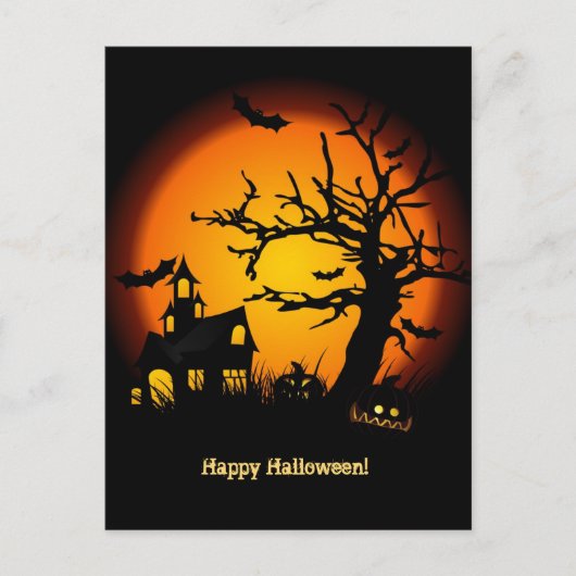Halloween Postacard Briefkaart (Voorkant)
