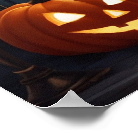 Halloween poster 2024, pompoen, eng, halloween (Hoek)