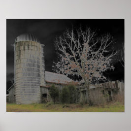 Halloween Poster Haunting Boerderij Series Print 1