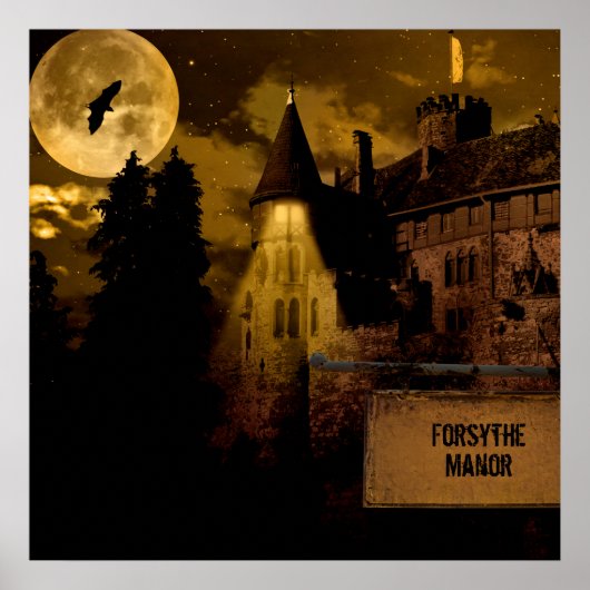 Halloween | POSTER l | Gehakt kasteel (Voorkant)