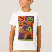 Halloween Poster Style Kleding unise T-shirt (Voorkant)