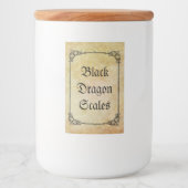 Halloween Potion Ingrediënten Voedselcontainer Etiket (Voorkant)