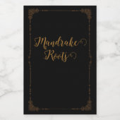 Halloween Potion Ingrediënten Voedselcontainer Etiket (Enkel label)