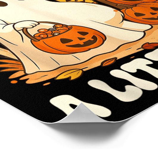 Halloween Pregnancy Announcement I'm Growing A Lit Poster (Hoek)