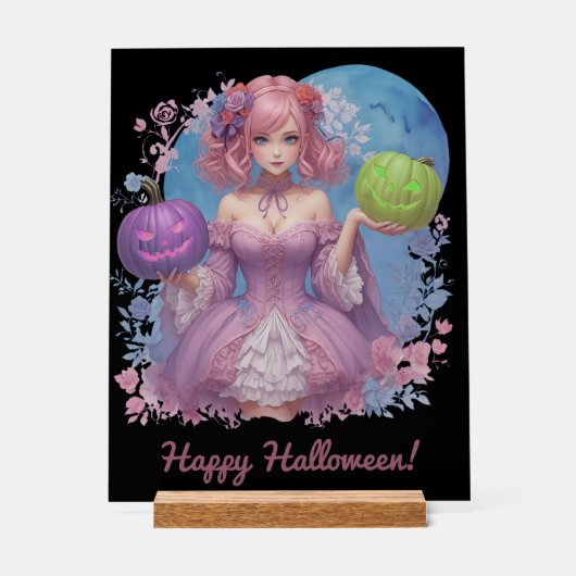 Halloween Princesse dans les tons pastel (Recto)