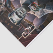 Halloween profiel Pic, Frankenstein Monster Tissuepapier (Detail)