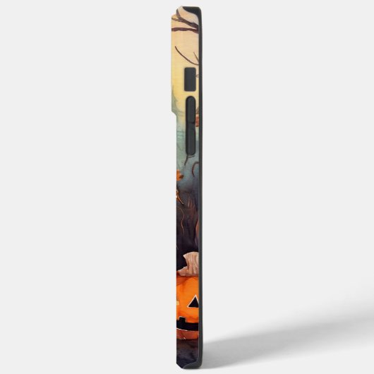 Halloween Pug met pompoenen eng Case-Mate iPhone Case (Achterkant / Links)