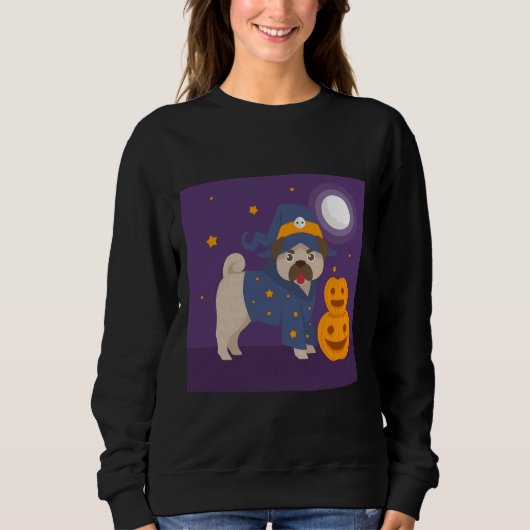HALLOWEEN PUG MET PUMPKIN Essential T-Shirt 220 (Voorkant)