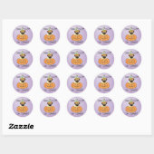 Halloween Pug Ronde Sticker (Vel)