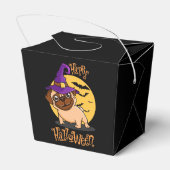 Halloween Puggy Favor Box Bedankdoosjes (Achterkant)
