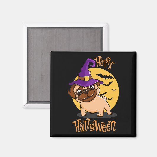 Halloween Puggy Magnet (Recto/Verso)