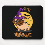 Halloween Puggy Mousepad Muismat (Voorkant)