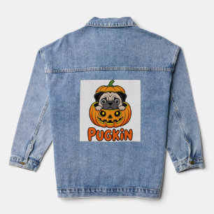 Halloween Pugkin, Chien Pug Citrouille