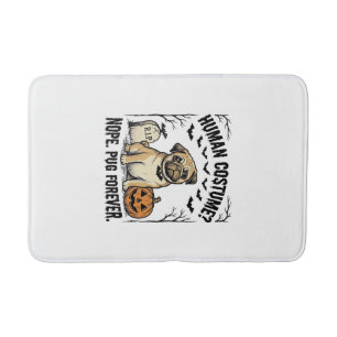Halloween Pugshemd Vintage Grappige Honden Kostuum Badmat