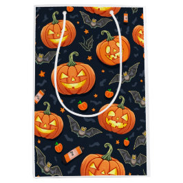 Halloween Pumkin Gift Bag Medium Cadeauzakje