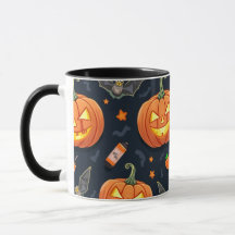 Halloween Pumkin Mok