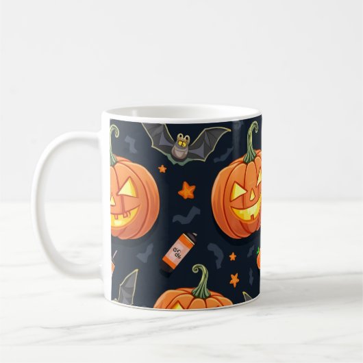 Halloween Pumkin Mug (Gauche)