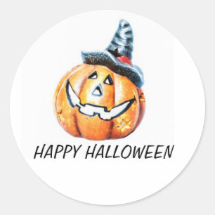 Halloween Pumkin Ronde Sticker