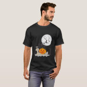 Halloween Pumkin Snail T-shirt (Voorkant volledig)