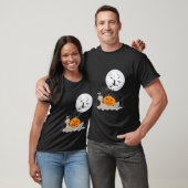 Halloween Pumkin Snail T-shirt (Unisex)