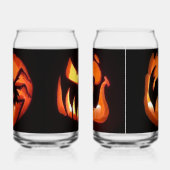 Halloween Pumkins Blikvorm Glas (Links)