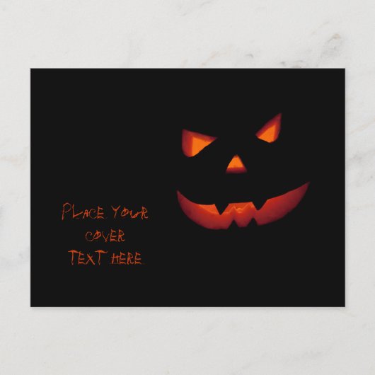 Halloween Pumpkin 001 Briefkaart (Voorkant)