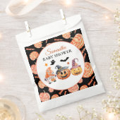 Halloween Pumpkin Baby shower Bedankzakje (Geknipt)