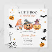 Halloween Pumpkin Baby shower Kaart (Voorkant)