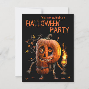 Halloween Pumpkin Briefkaart