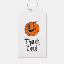Halloween Pumpkin Cadeaulabel