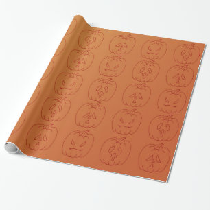 Halloween Pumpkin Cadeaupapier