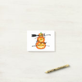 Halloween Pumpkin carving Party Post-it® Notes (Op bureau)