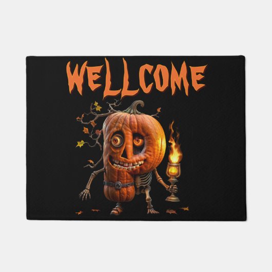 Halloween Pumpkin Deurmat (Voorkant)